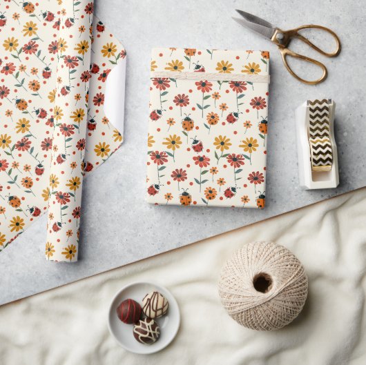 Papier Cadeau Sweet Ladybug Dreams (Artisanat)