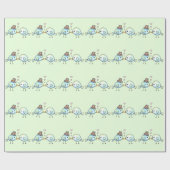 Papier cadeau Sweet Love Birds (Plat)