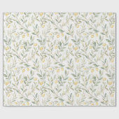 Papier Cadeau Sweet On You Lemons Wedding (Plat)