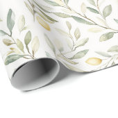 Papier Cadeau Sweet On You Lemons Wedding (Coin rond)