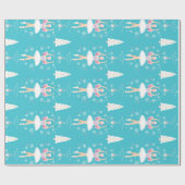 Papier Cadeau Sweet Pastel Nutcracker Noël (Plat)