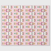 Papier Cadeau Sweet Pastel Nutcracker Noël (Plat)
