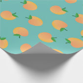 Papier Cadeau Sweet Peach Cute Fruit 1er Anniversaire Thème (Coin)