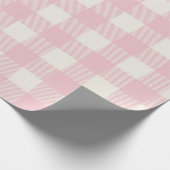 Papier Cadeau Sweet Pink Textured Pattern Wrapping Paper (Coin)
