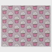 Papier Cadeau Sweet Proposition Cupcake (Plat)