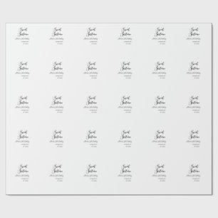 Papier Cadeau Sweet sixteen anniversaire brunch 16e anniversaire