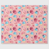 Papier Cadeau Sweet Treats Wrapping (Plat)