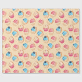 Papier Cadeau Sweet Treats Wrapping (Plat)