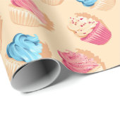 Papier Cadeau Sweet Treats Wrapping (Coin rond)