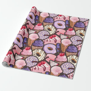 Papier Cadeau Sweet Treats Wrapping
