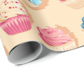 Papier Cadeau Sweet Treats Wrapping (Coin rond)