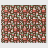 Papier Cadeau Sweet Treats Wrapping (Plat)