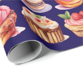 Papier Cadeau Sweet Treats Wrapping (Coin rond)