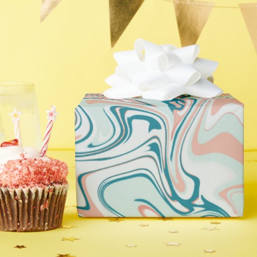 Papier Cadeau Swirl (Fête d'anniversaire)