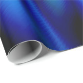 Papier Cadeau Swirl Bleu (Coin rond)