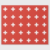 Papier Cadeau Switzerland Flag (Plat)