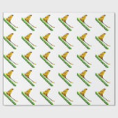 Papier Cadeau symbole animal de madagascar (Plat)