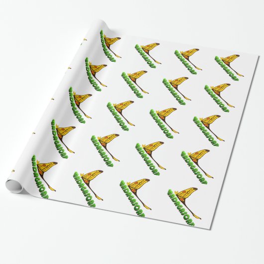 Papier Cadeau symbole animal de madagascar (Déroulé)