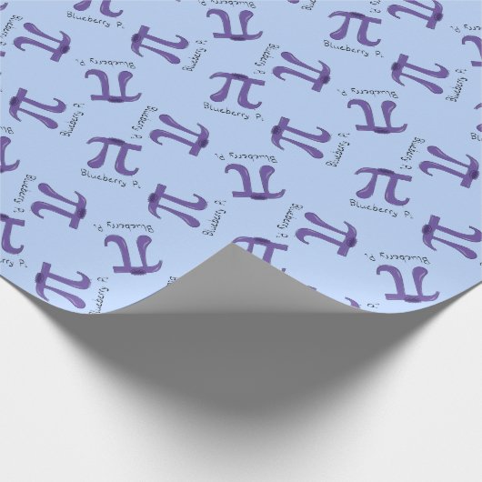 Papier Cadeau Symbole Blueberry Pi mignon enseignant math (Coin)
