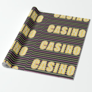 Papier Cadeau Symbole Casino