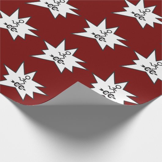 Papier Cadeau Symbole CC inter-pays exécutant un enveloppement c (Coin)