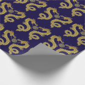 Papier Cadeau Symbole chinois de prospérité de dragons votre (Coin)