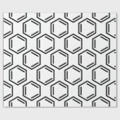 PAPIER CADEAU SYMBOLE D'ANNEAU BENZENE (Plat)