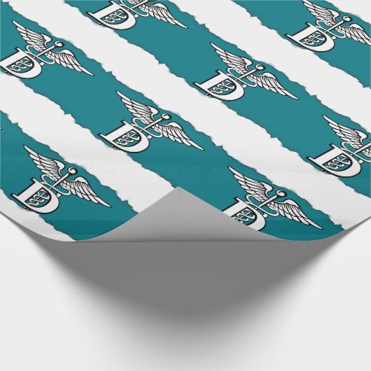 Papier Cadeau Symbole d'art dentaire (Coin)