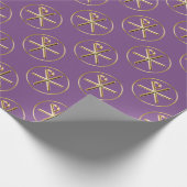 Papier Cadeau Symbole de Chi-rho (Coin)