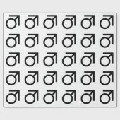 Papier Cadeau Symbole de genre Butch (Plat)
