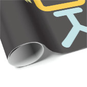 Papier Cadeau Symbole de la caméra vidéo (Coin rond)