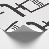 Papier Cadeau Symbole de l'eau du robinet