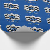 Papier Cadeau Symbole de naissance Aquarius Papier zodiaque à no (Coin)