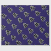 Papier Cadeau Symbole de naissance Taurus noeud celtique Zodiac  (Plat)