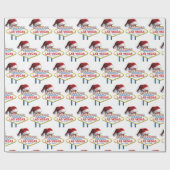 Papier Cadeau SYMBOLE DE Noël Bienvenue à Las Vegas (Plat)