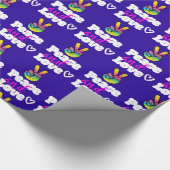 Papier Cadeau Symbole de paix et d'amour Arc-en-ciel (Coin)