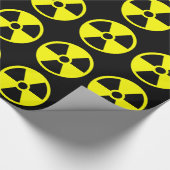 Papier Cadeau Symbole de radiation (Coin)