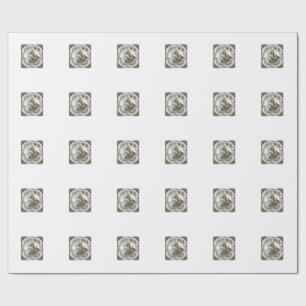Papier Cadeau Symbole de stratégie d'échecs de Jésus Stratégie d