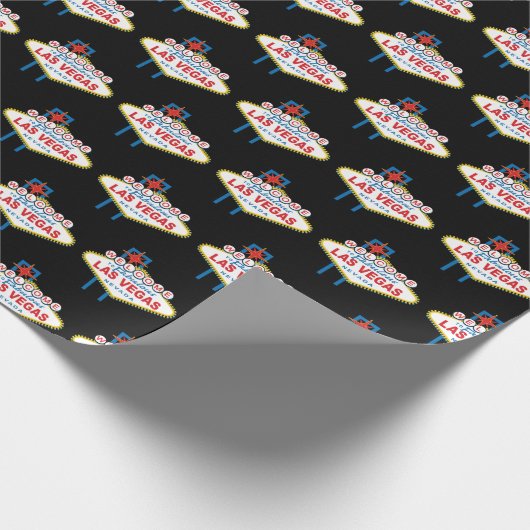 Papier Cadeau SYMBOLE DES MOTS D'ACCUEIL À Las Vegas (Coin)