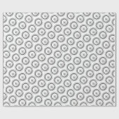 Papier Cadeau Symbole franc-maçonnerie (Plat)