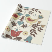 Papier Cadeau SYMBOLE Hex Amish néerlandais Pennsylvanie Bird Am (Déroulé)