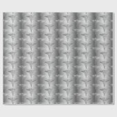 Papier Cadeau Symbole Médicale de Silver Caduceus (Plat)