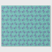 Papier Cadeau Symbole mignon Blueberry Pi (Plat)