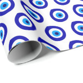 Papier Cadeau Symbole oeil malin (Coin rond)