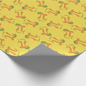 Papier Cadeau Symbole Peach Pi Enseignant Math (Coin)