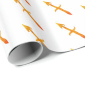 Papier Cadeau SYMBOLE Sagittaire Zodiaque Golden Symbole (Coin rond)