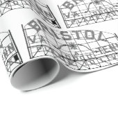 Papier Cadeau SYMBOLE Slogan Bristol Virginia Tennessee (Coin rond)