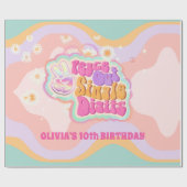 Papier Cadeau SYMBOLE super Peace Out CHIFFRES SIX (Plat)