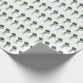 Papier Cadeau SYMBOLE VERT Alien Peace V (Coin)