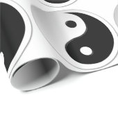 Papier Cadeau SYMBOLE YIN Yang (Coin rond)